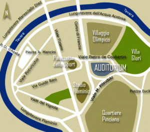 Mapa del Auditorium Parque de la Música