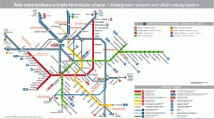 Mapa metro Milán