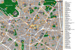 Mapa turístico de Milán con los monumentos