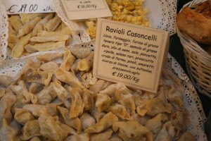 Ravioli Casoncelli típicos de Bérgamo