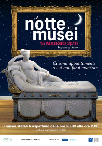 Noche de los Museos 2010 en toda Italia