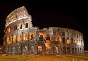 El Coliseo de Roma, una de las siete maravillas del Mundo