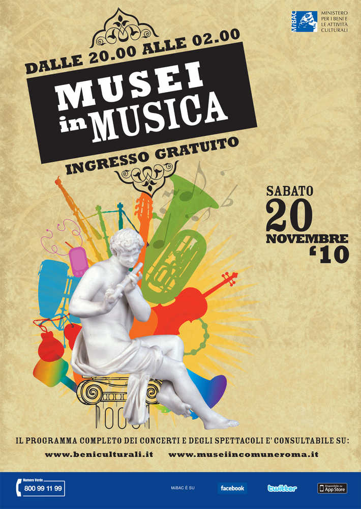 Musei in Musica, una jornada de museos gratis en Roma 