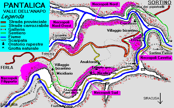 Itinerario de la Necrópolis de Pantálica