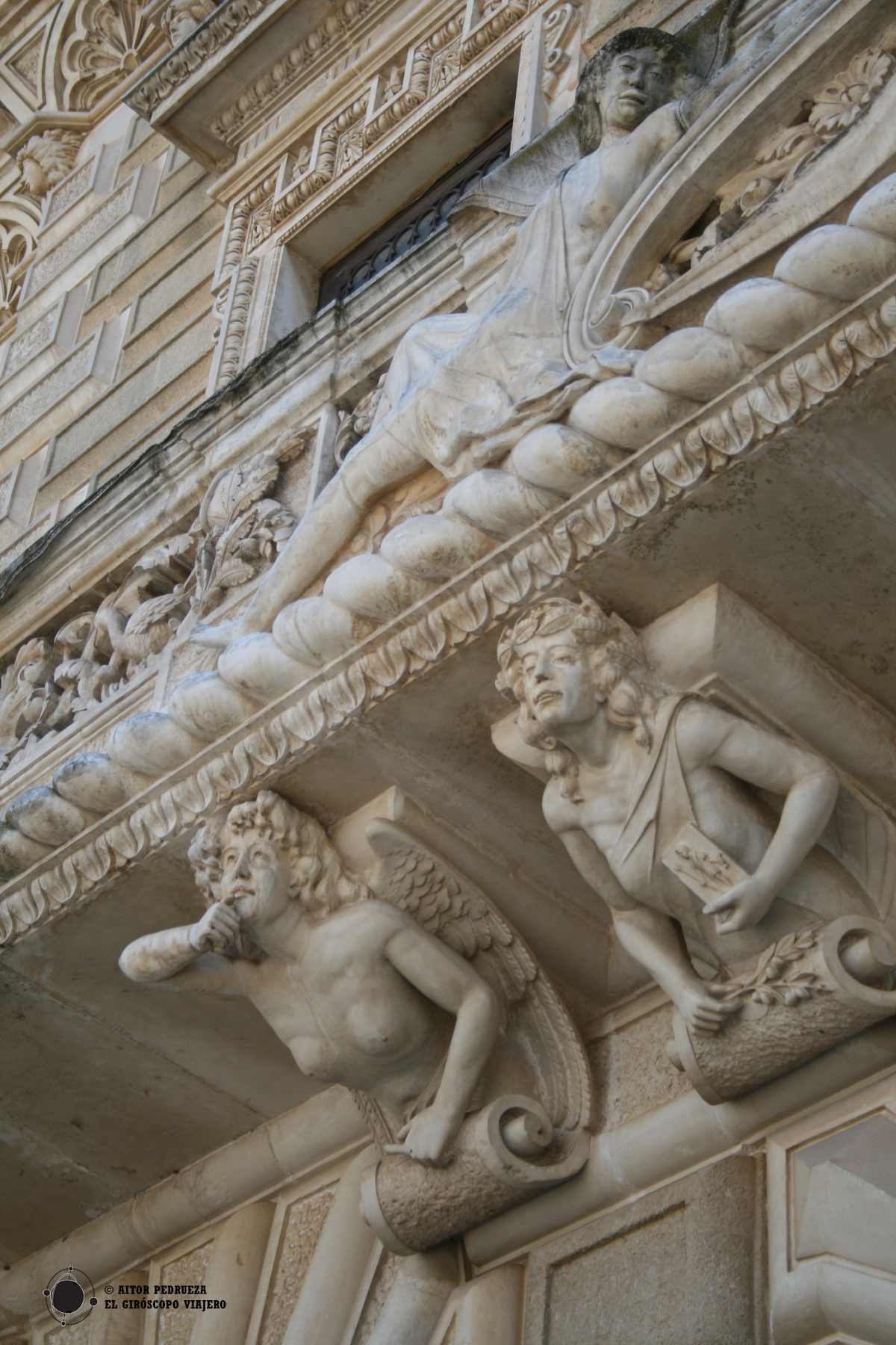 Detalle del barroco en Lecce, Puglia